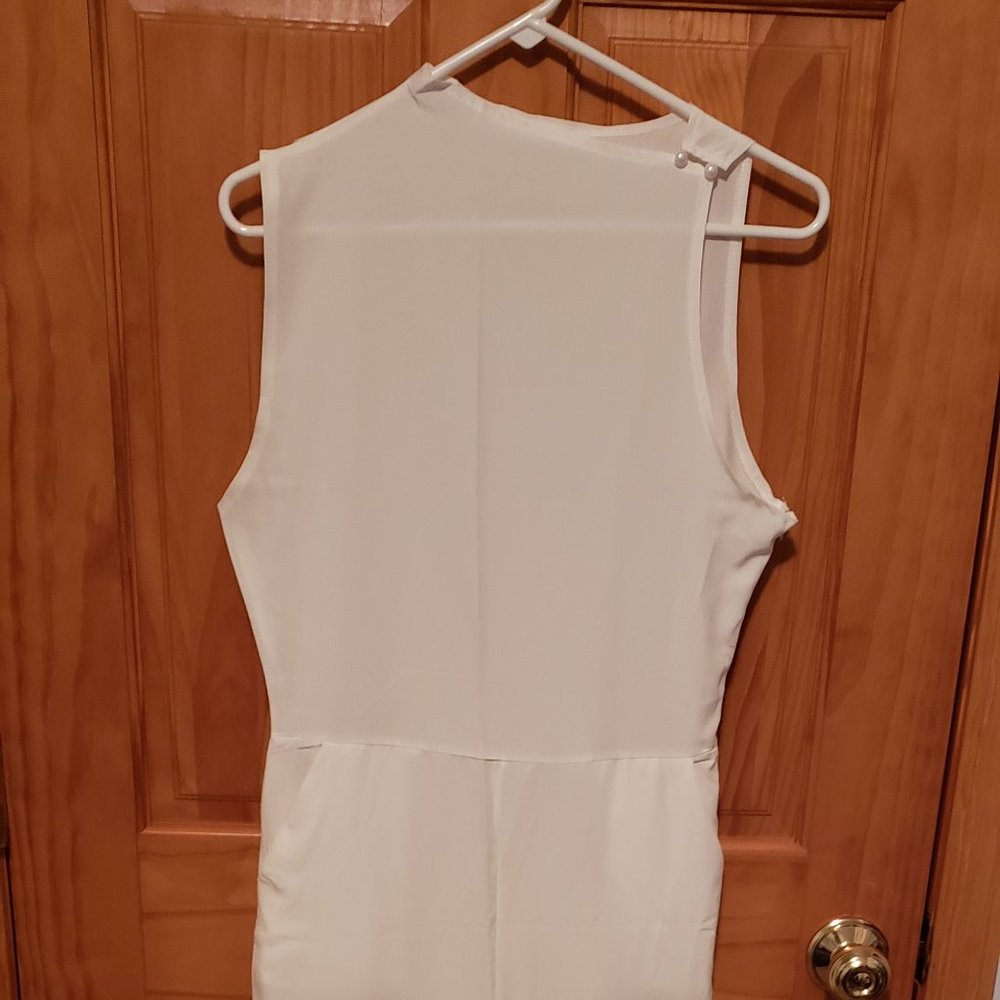 Cream jumpsuit - MED